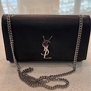 Sain Laurent Kate Medium Grain de Poudre Shoulder Bag